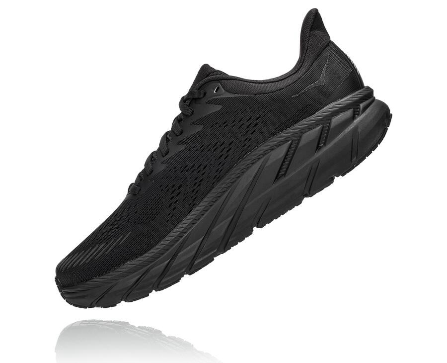 Tenis Hoka One One Masculino Pretas - Clifton 7 - 093-TGAMLD